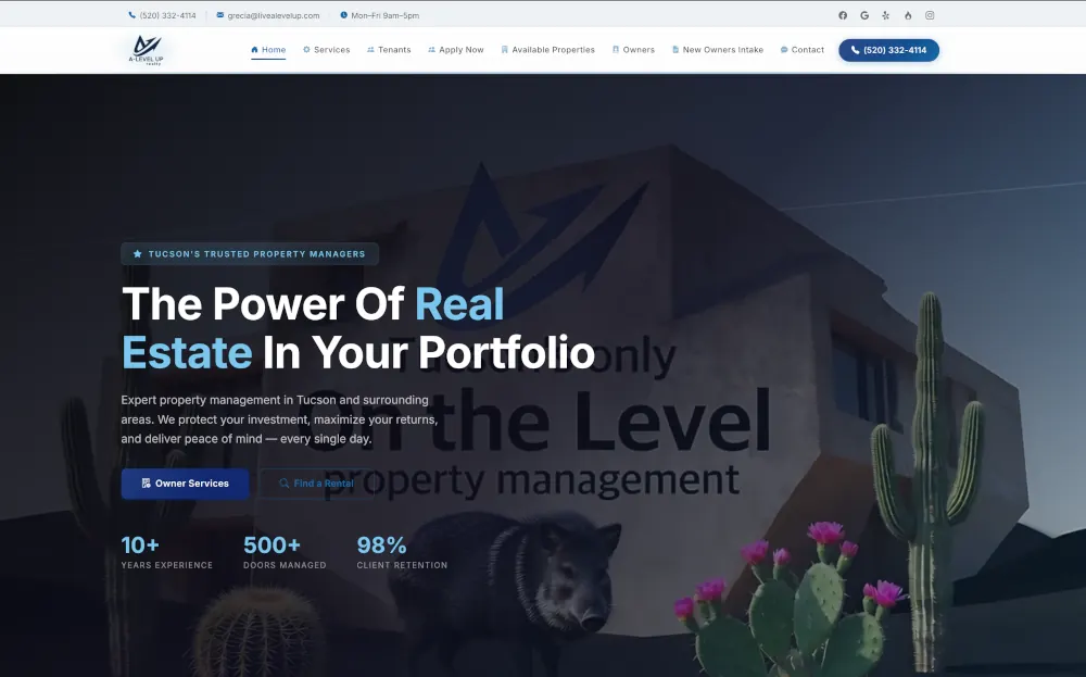 Real Estate marketing portfolio by IntelAtlas